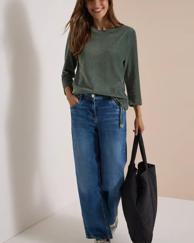 Cecil Cordshirt - Dried Olive Green