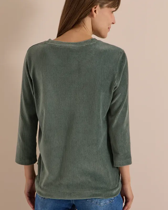Cecil Cordshirt - Dried Olive Green