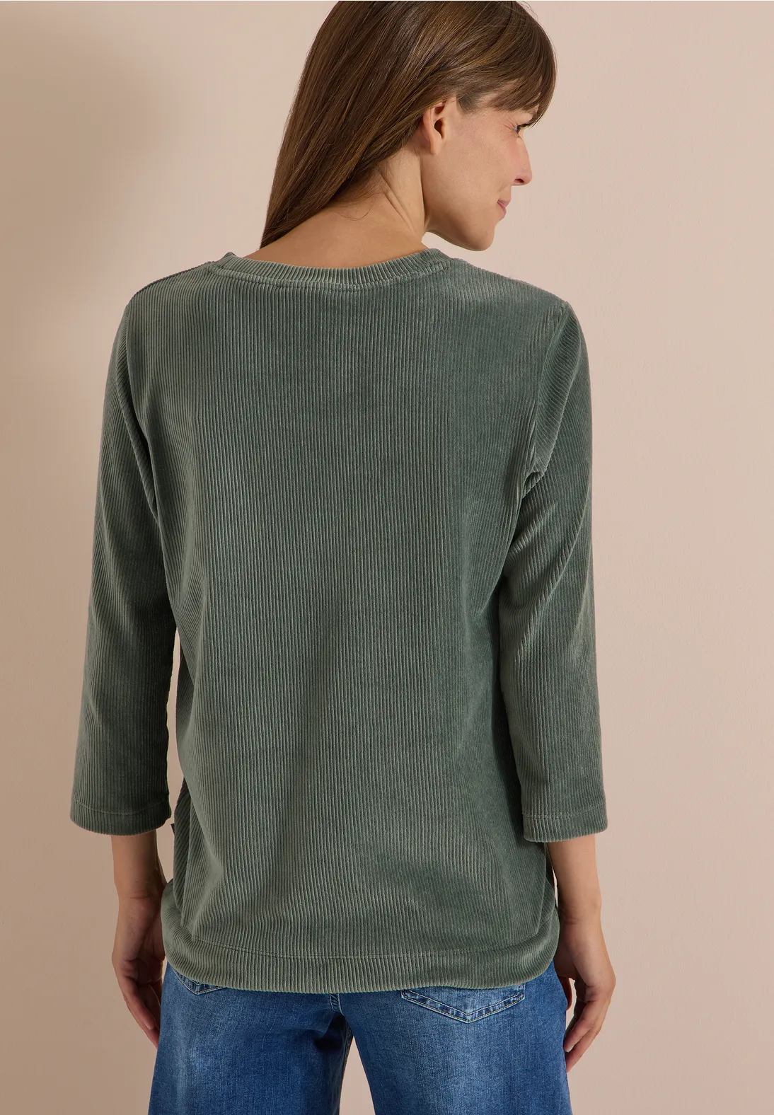 Cecil Cordshirt - Dried Olive Green