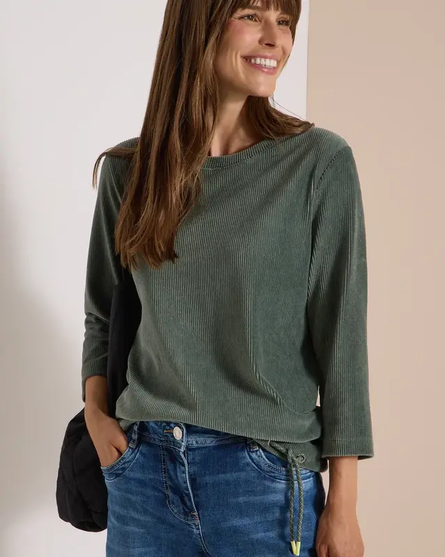 Cecil Cordshirt - Dried Olive Green