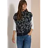 Knitted Vest with Collar and Zip - Urban Dark Blue