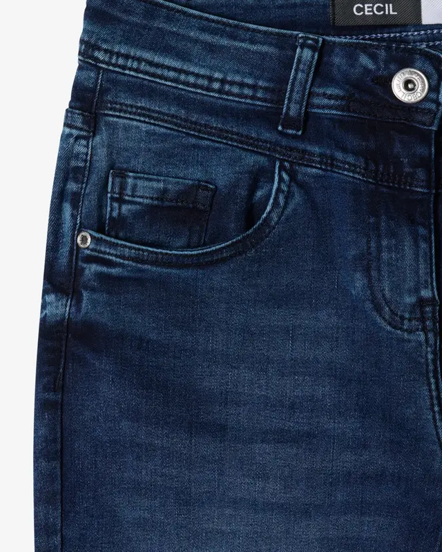 Cecil Bootcut Jeans Toronto - Dark Blue Wash