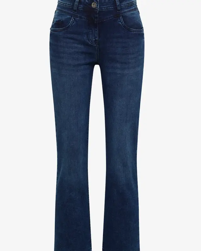 Cecil Bootcut Jeans Toronto - Dark Blue Wash