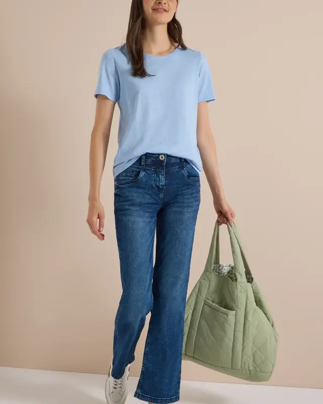 Cecil Bootcut Jeans Toronto - Dark Blue Wash