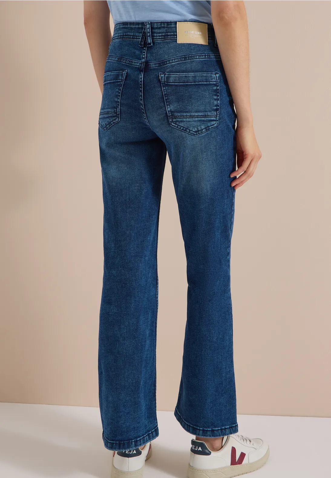 Cecil Bootcut Jeans Toronto - Dark Blue Wash