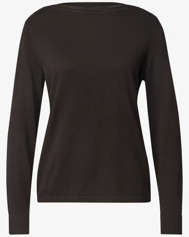 Street One Basic Jumper - Black Coffee