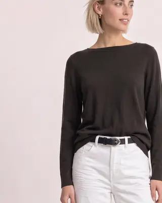 Street One Basic Jumper - Black Coffee