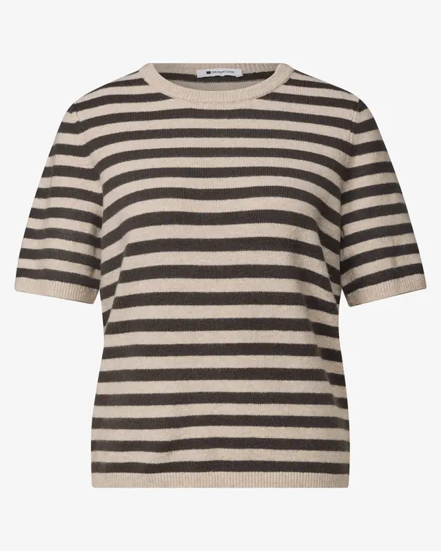 Street One Knit Jumper - Clay Sand Melange