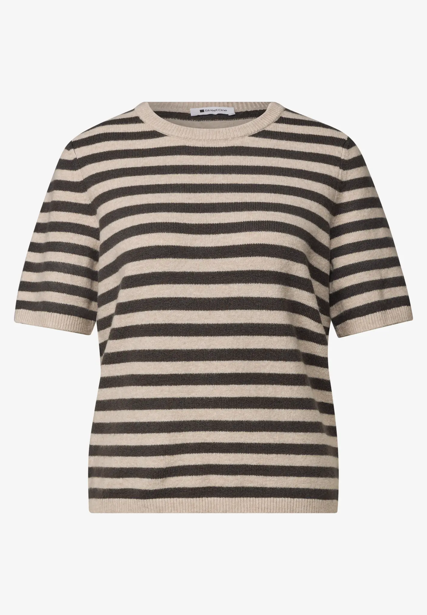 Street One Feinstrick Pullover - Clay Sand Melange