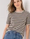 Street One Feinstrick Pullover - Clay Sand Melange