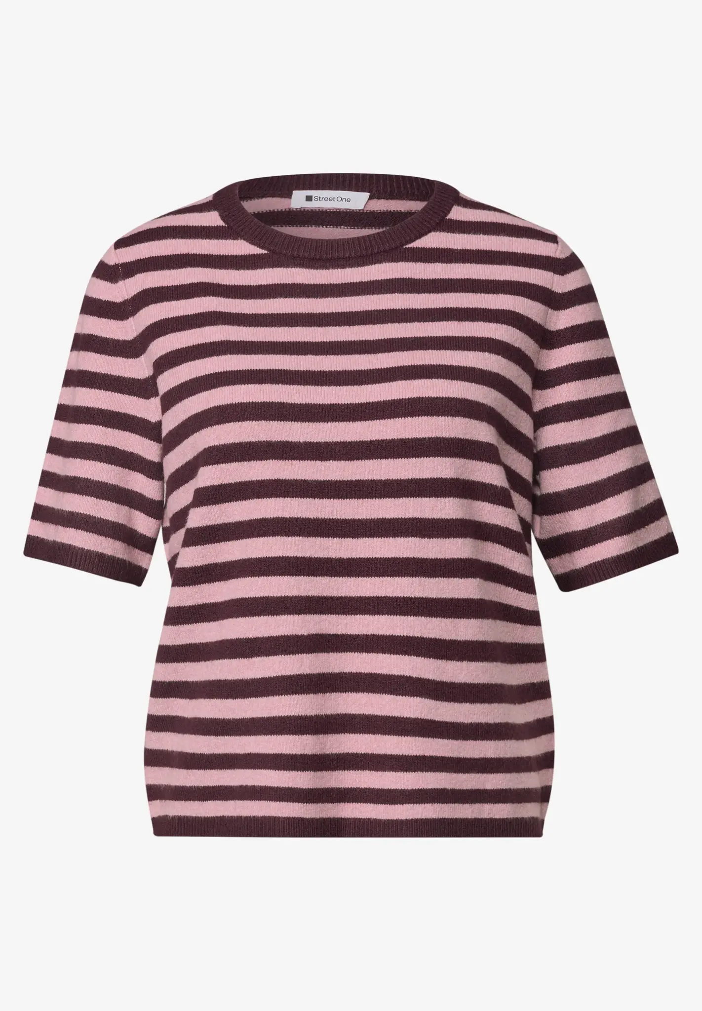 Street One Knit Jumper - Rustic Rouge Melange