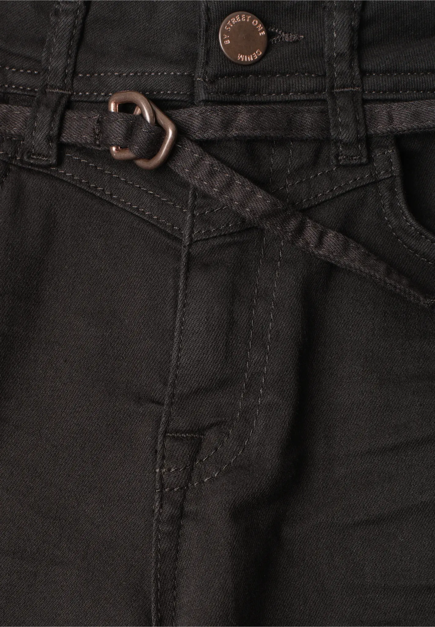 Street One Barrel Jeans Karlie - Brown Washed