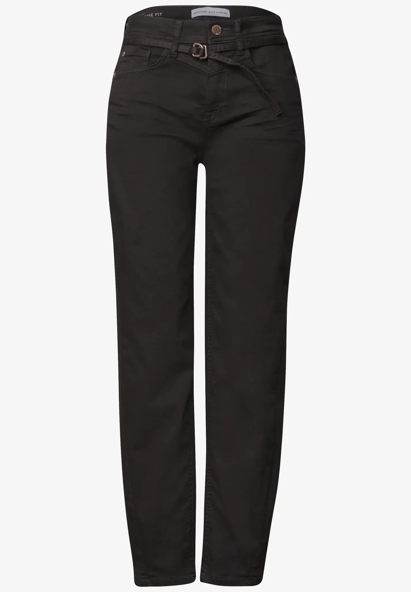 Street One Barrel Jeans Karlie - Brown Washed