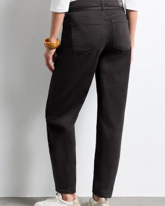 Street One Barrel Jeans Karlie - Brown Washed