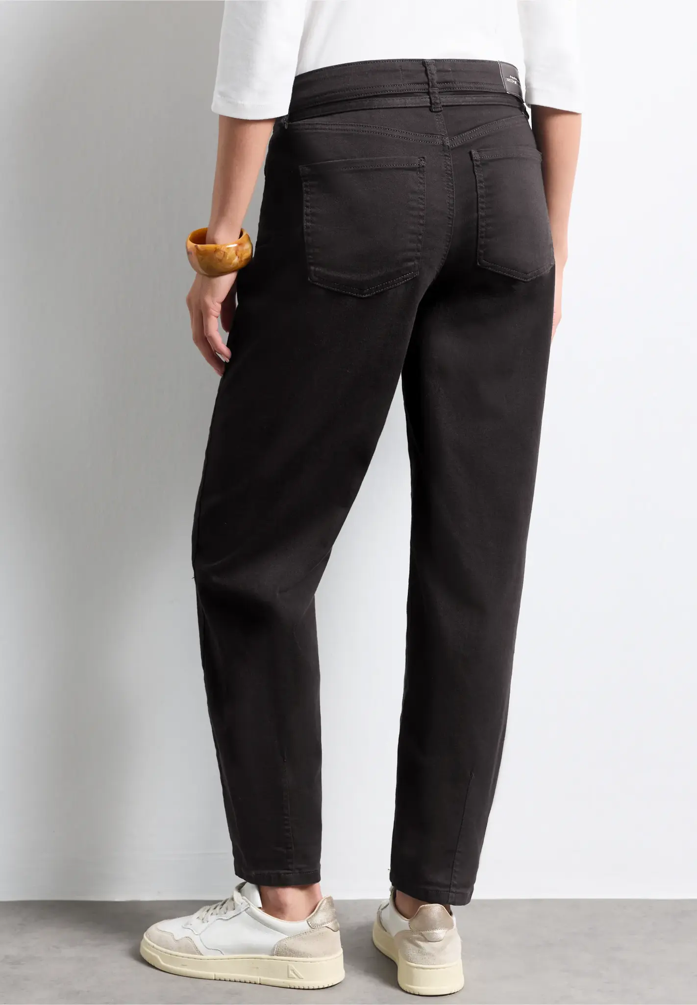 Street One Barrel Jeans Karlie - Brown Washed