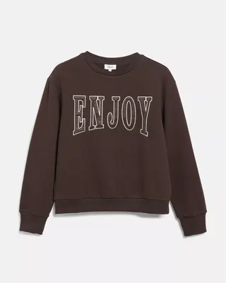 S. Oliver Sweatshirt - Dark Brown