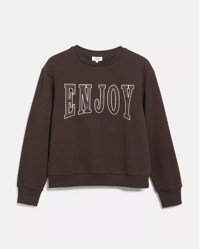 S. Oliver Sweatshirt - Dark Brown
