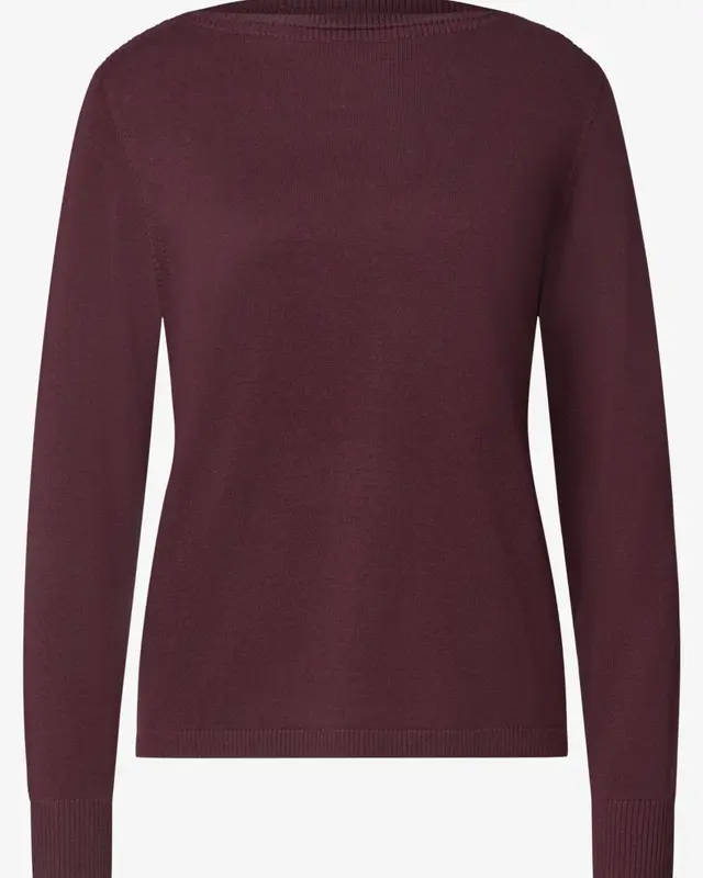 Street One U-Boot Pullover - Rustic Rouge