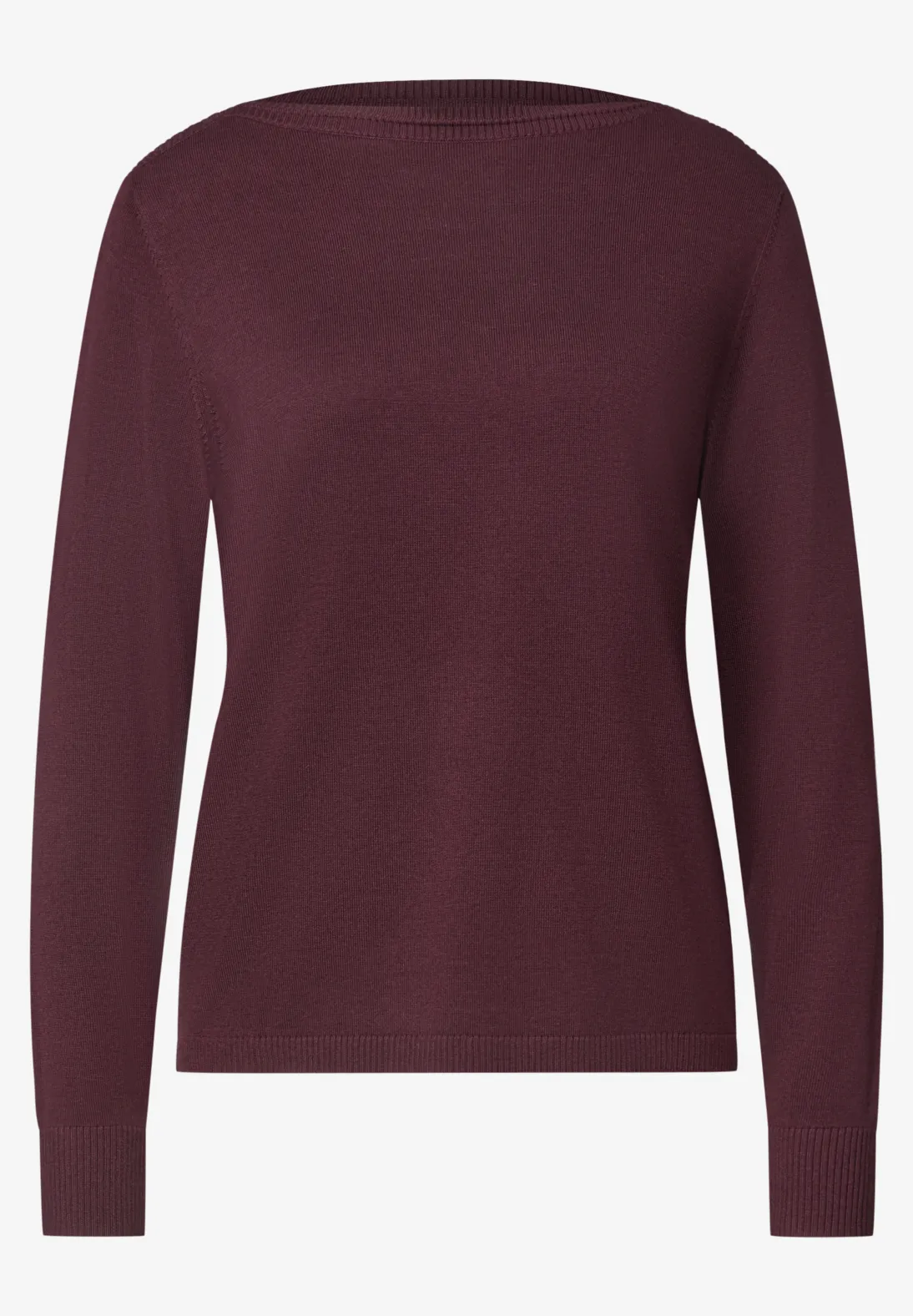 Street One Boothals Trui - Rustic Rouge