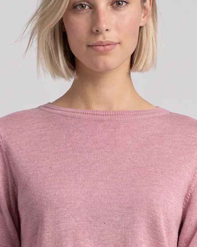 Street One Boothals Trui - Vintage Blush Melange