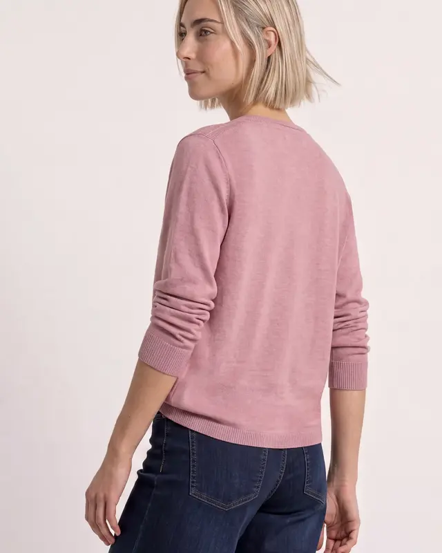 Street One U-Boot Pullover - Vintage Blush Melange