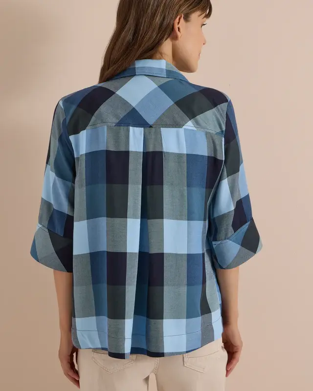 Cecil Hemd mit Karomuster - Urban Dark Blue