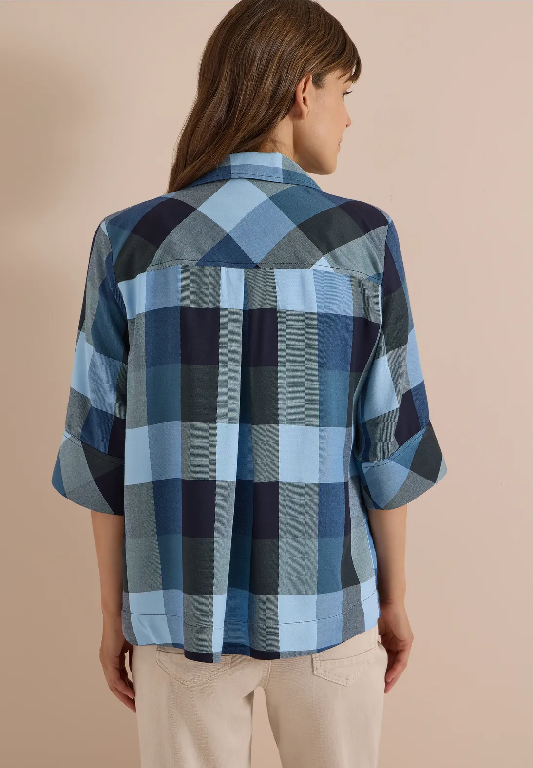 Cecil Hemd mit Karomuster - Urban Dark Blue