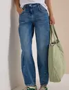 Cecil Barrel Jeans Scarlett - Light Blue Used Wash