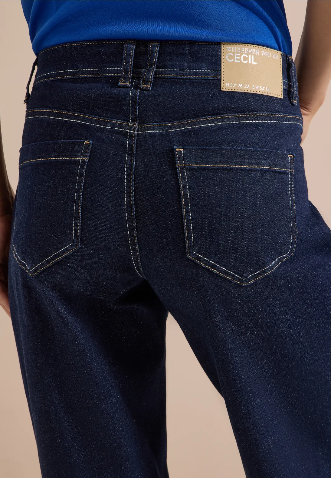 Cecil Barrel Jeans Scarlett - Rinsed Wash