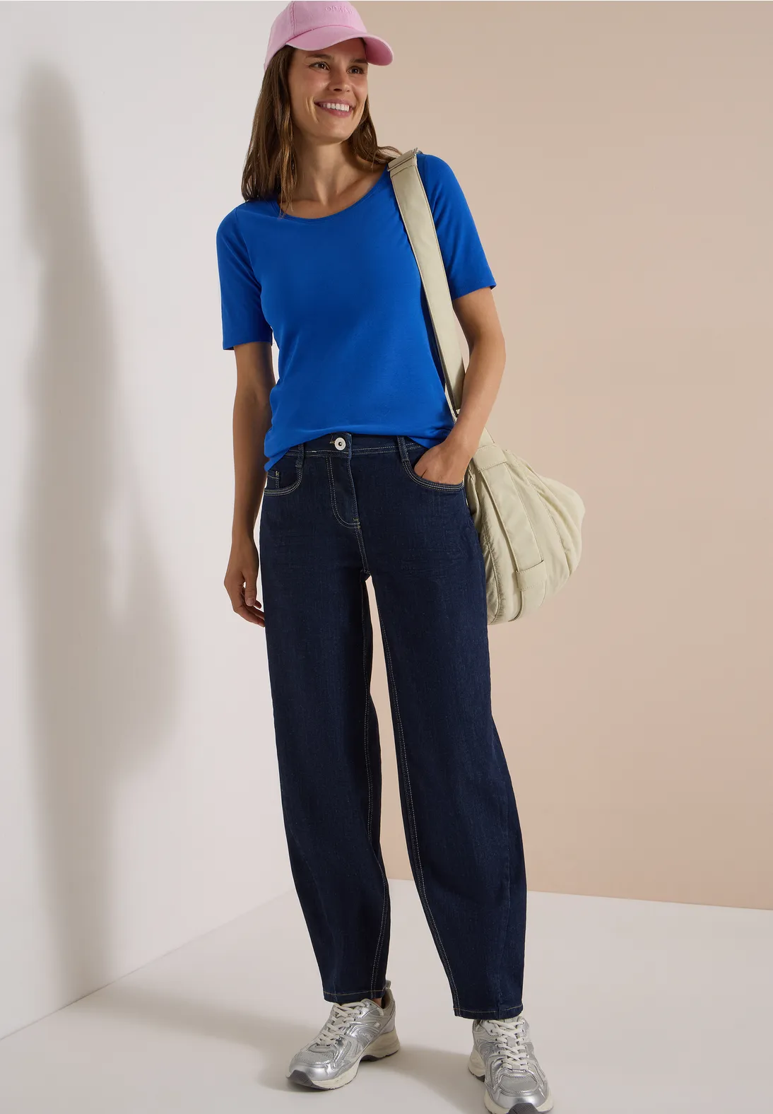 Cecil Barrel Jeans Scarlett - Rinsed Wash
