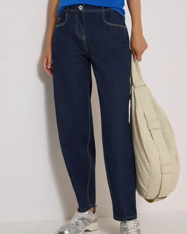 Cecil Barrel Jeans Scarlett - Rinsed Wash