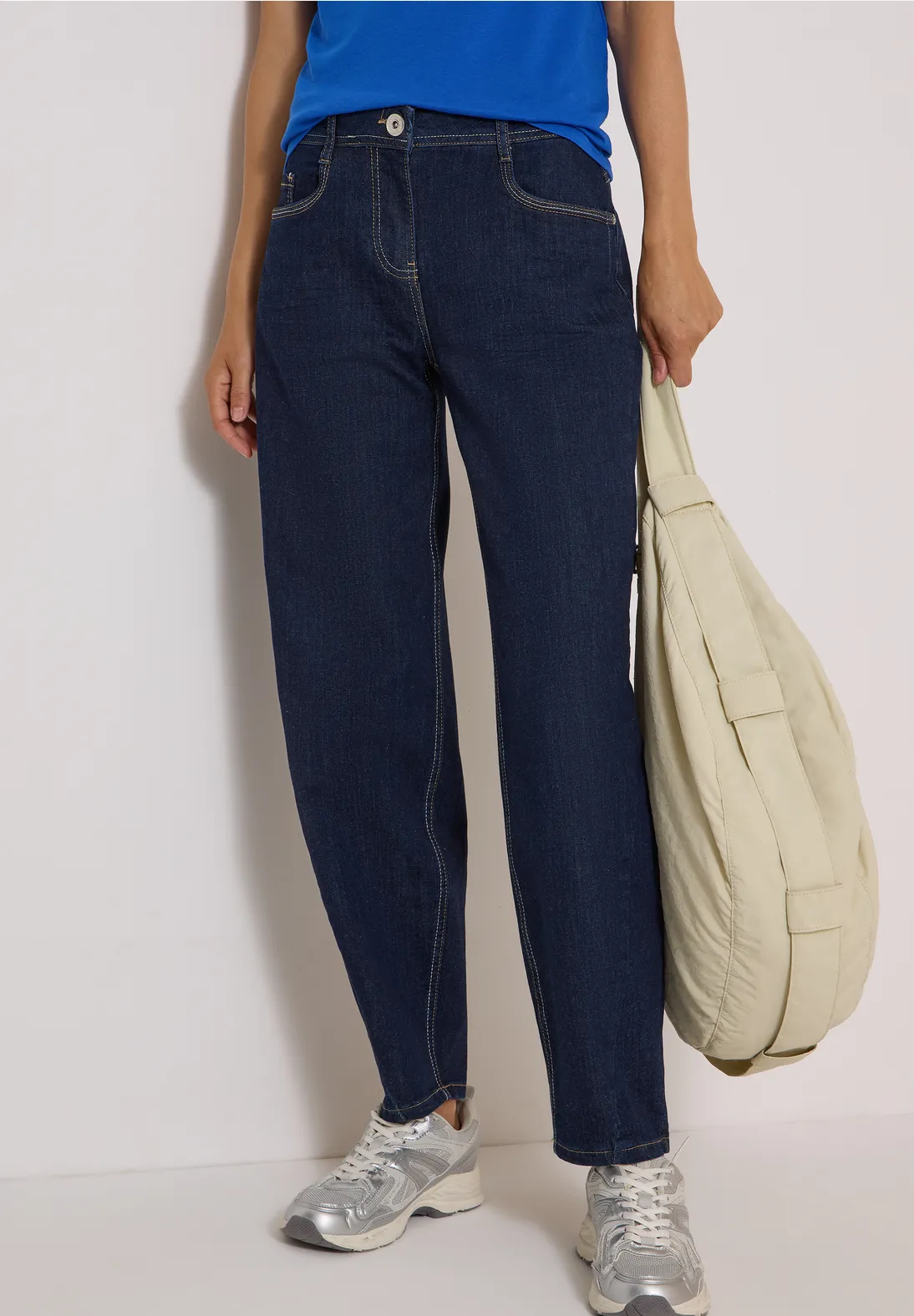 Cecil Barrel Jeans Scarlett - Rinsed Wash