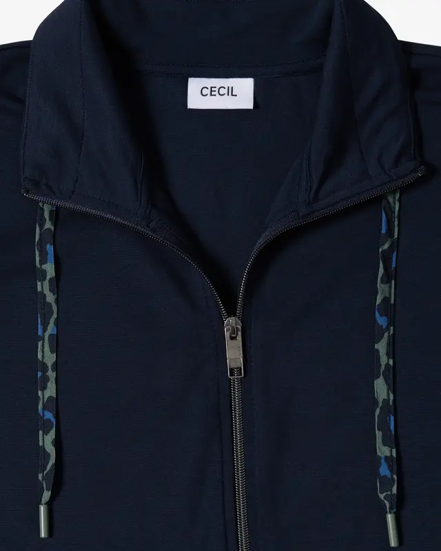 Cecil Vest met Rits - Urban Dark Blue