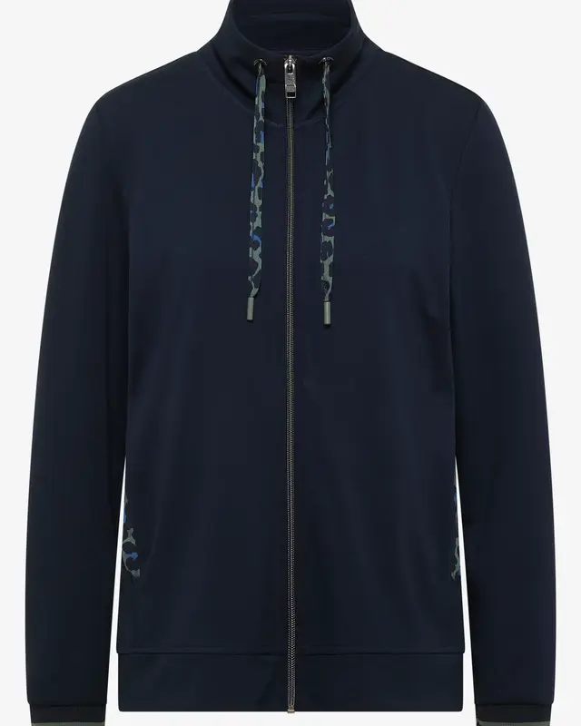 Cecil Cardigan with Zipper - Urban Dark Blue