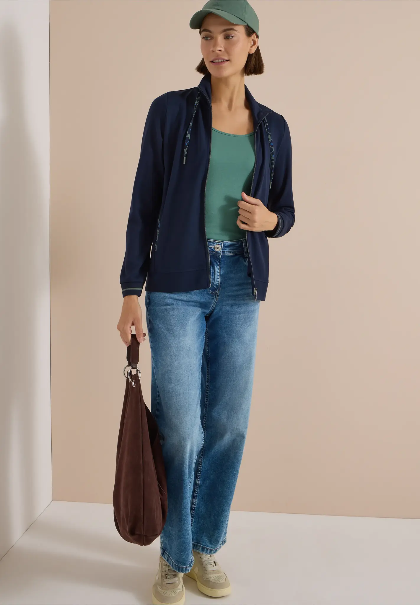 Cecil Vest met Rits - Urban Dark Blue