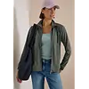Cardigan with Zipper - Dried Olive Green