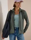 Cecil Cardigan mit Zipper - Dried Olive Green