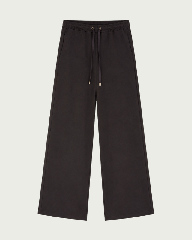 Elvira Collections Broek Madison - Dark Coffee Suede