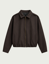 Elvira Collections Jacket Madison - Dark Coffee Suede