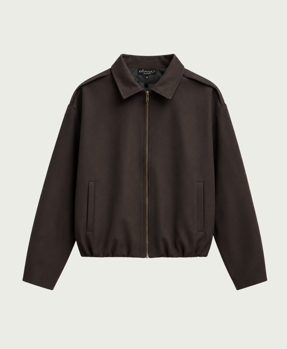 Elvira Collections Jacket Madison - Dark Coffee Suede