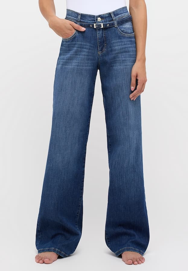 Angels Jeanswear Jeans Liz City - Mid Blue Used