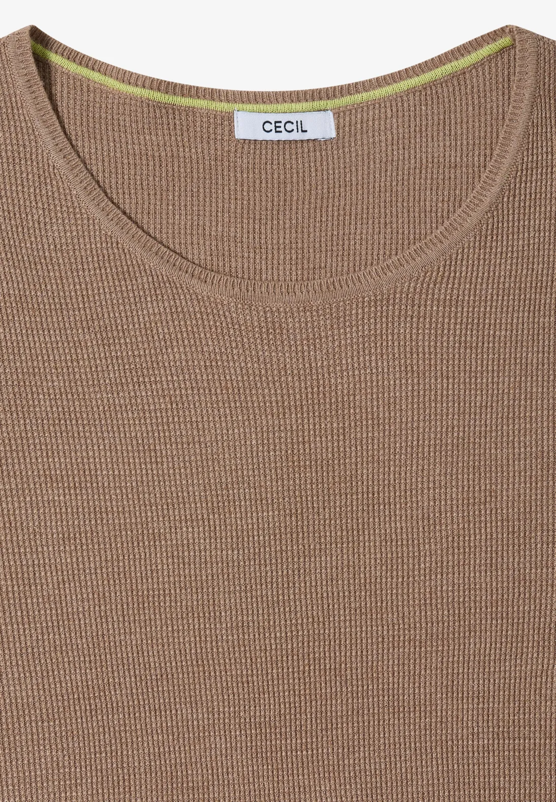 Cecil Trui met Structuur - Creamy Mocha Melange
