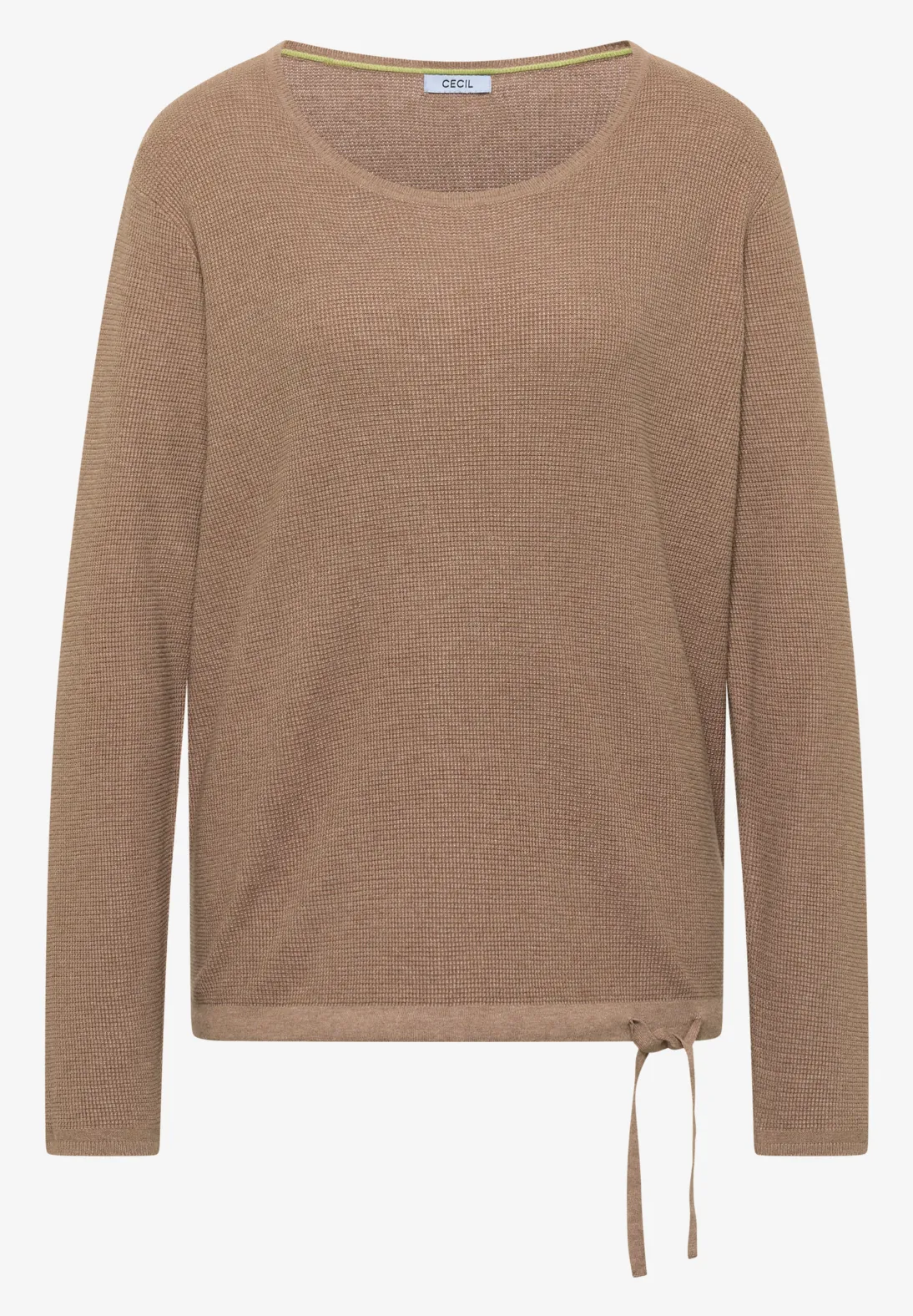 Cecil Structured Jumper - Creamy Mocha Melange