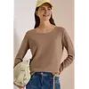 Structured Jumper - Creamy Mocha Melange