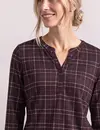 Street One Jersey Shirt 3/4-Mouw - Rustic Rouge