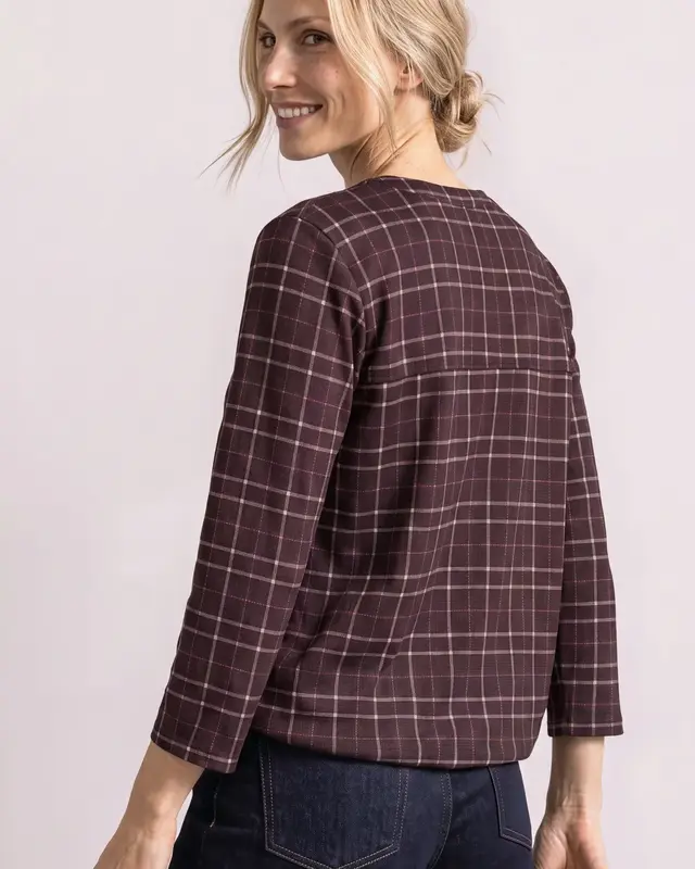 Street One Jersey Shirt 3/4-Arm - Rustic Rouge