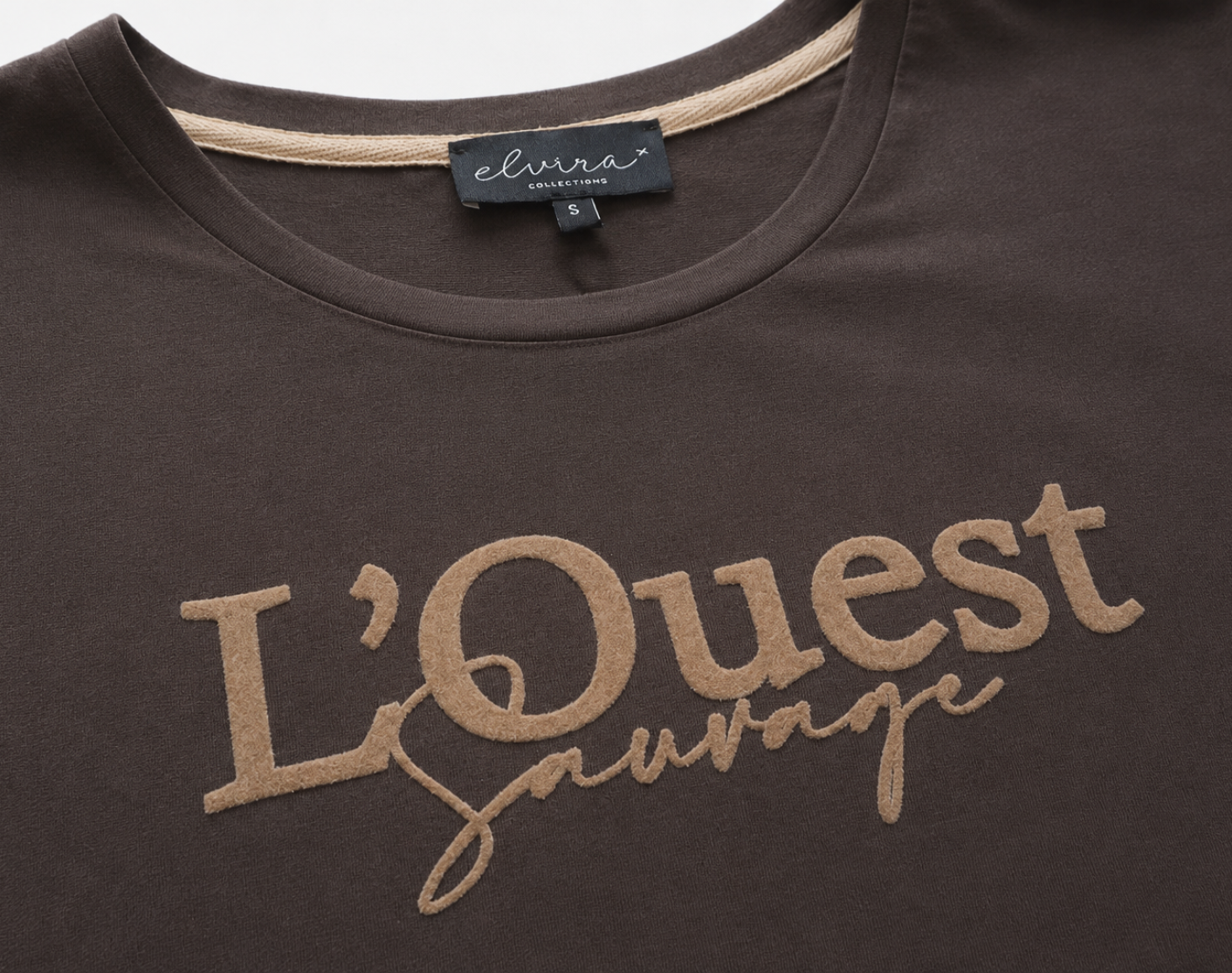 Elvira Collections T-Shirt L'Quest - Dark Coffee