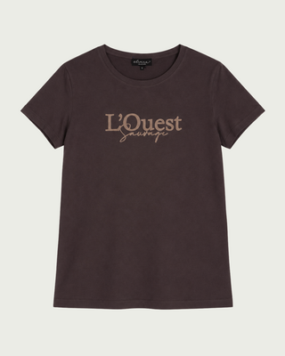 Elvira Collections T-Shirt L'Quest - Dark Coffee