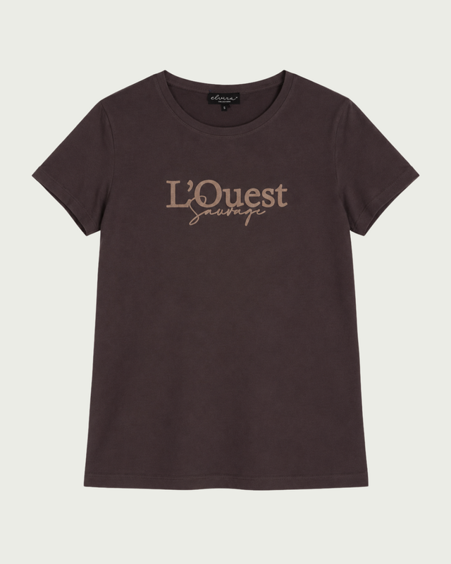 Elvira Collections T-Shirt L'Quest - Dark Coffee