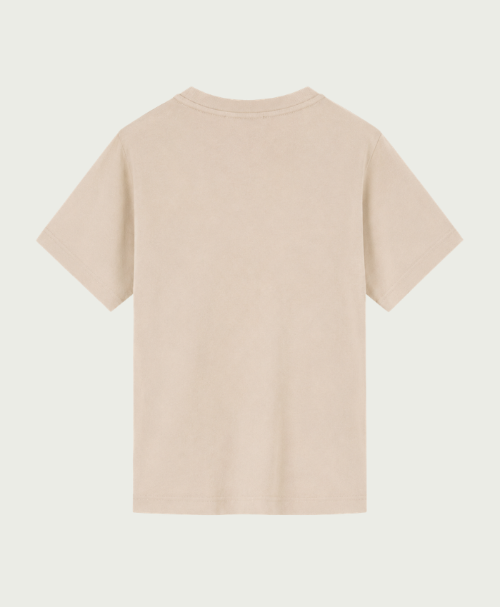 Elvira Collections T-Shirt Oui - Off White - Dark Coffee
